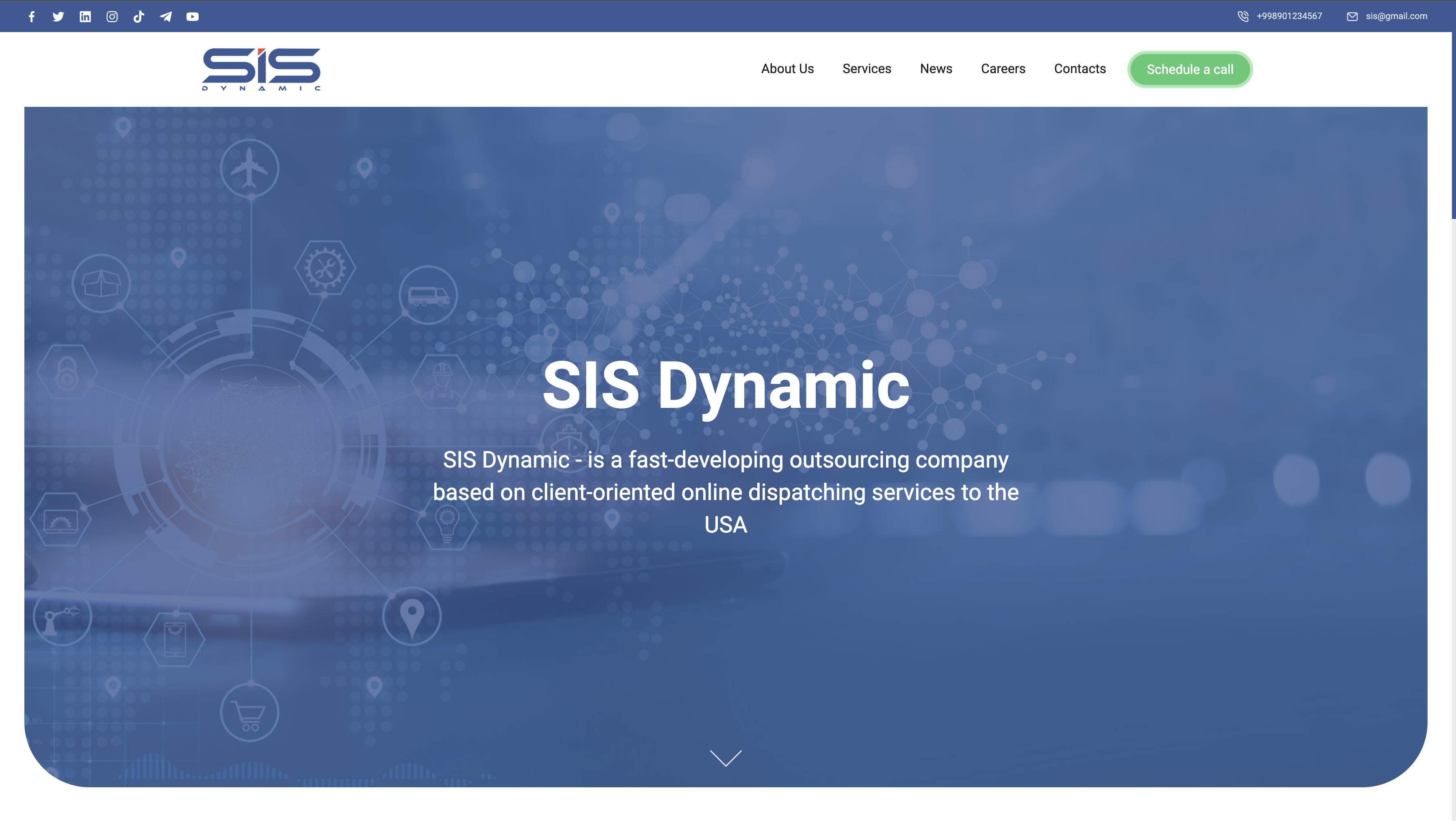 sis dynamic website page